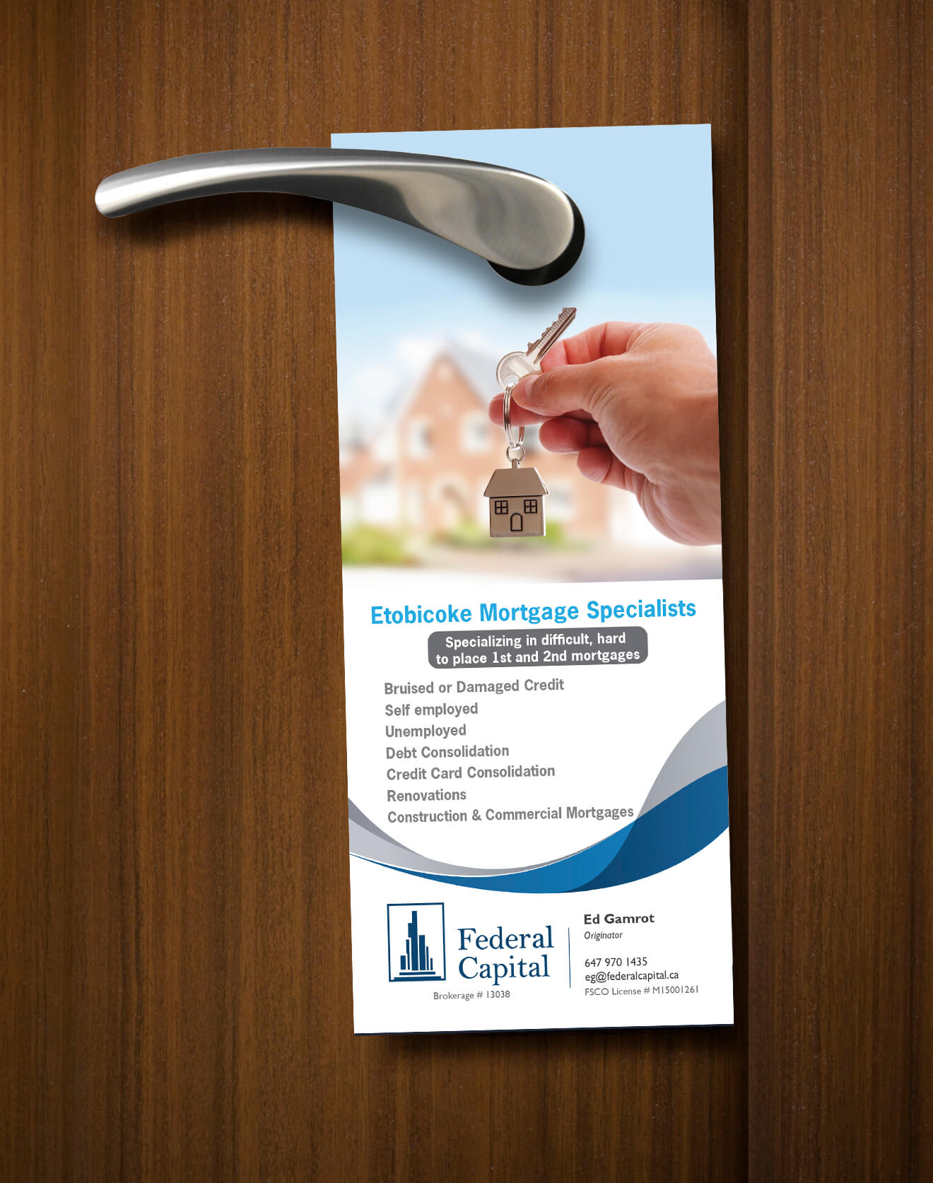 great real estate flyers door hangers design